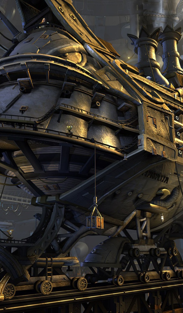 Бронепоезд будущего стимпанк