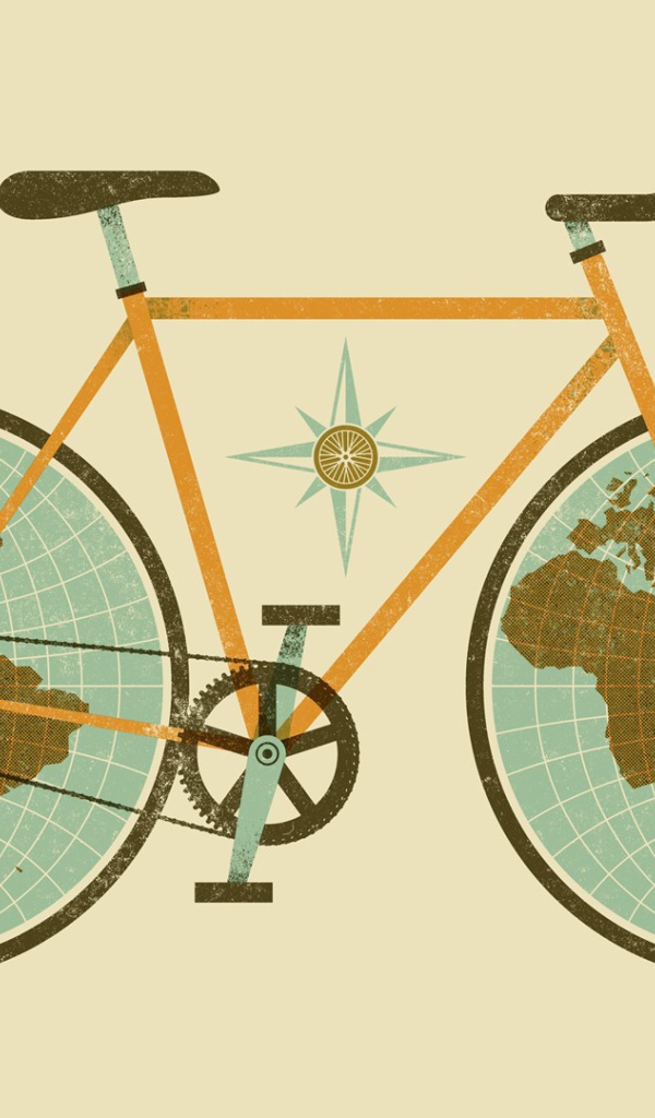 Велосипед земной шар