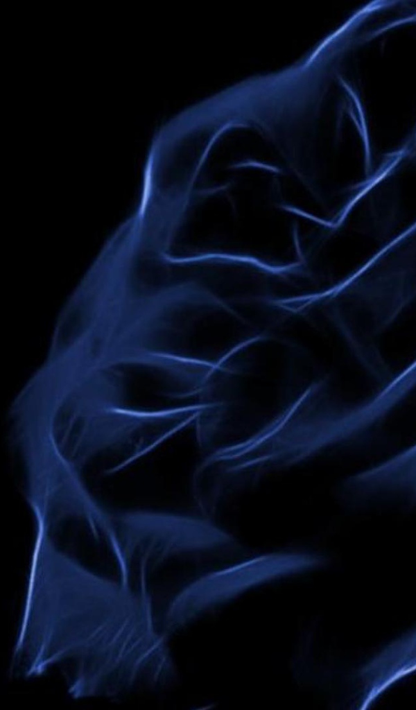 Синяя роза, креативный рисунок