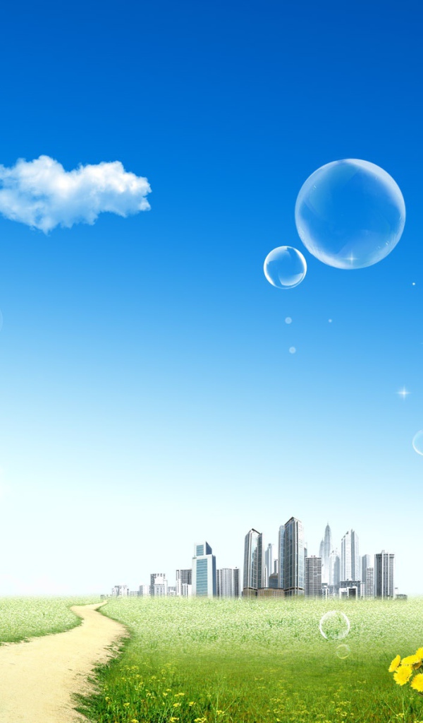 Город голубого неба