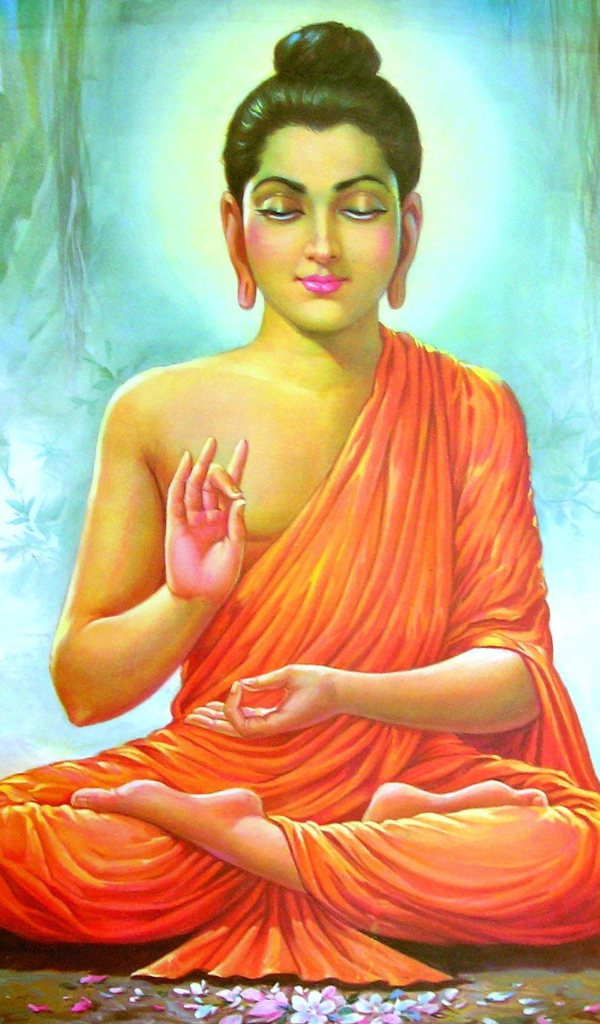 Будда медитирует в джунглях
