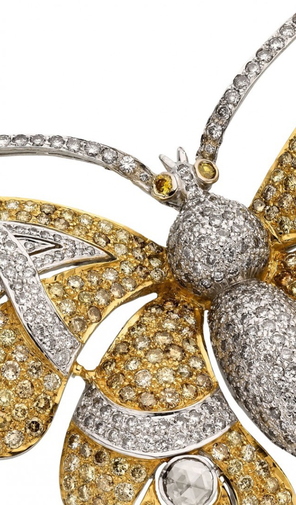 Бабочка из  страз