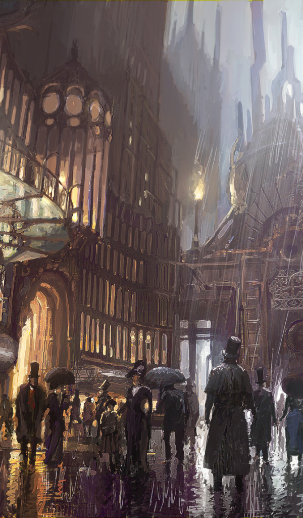 Город прошлого стимпанк