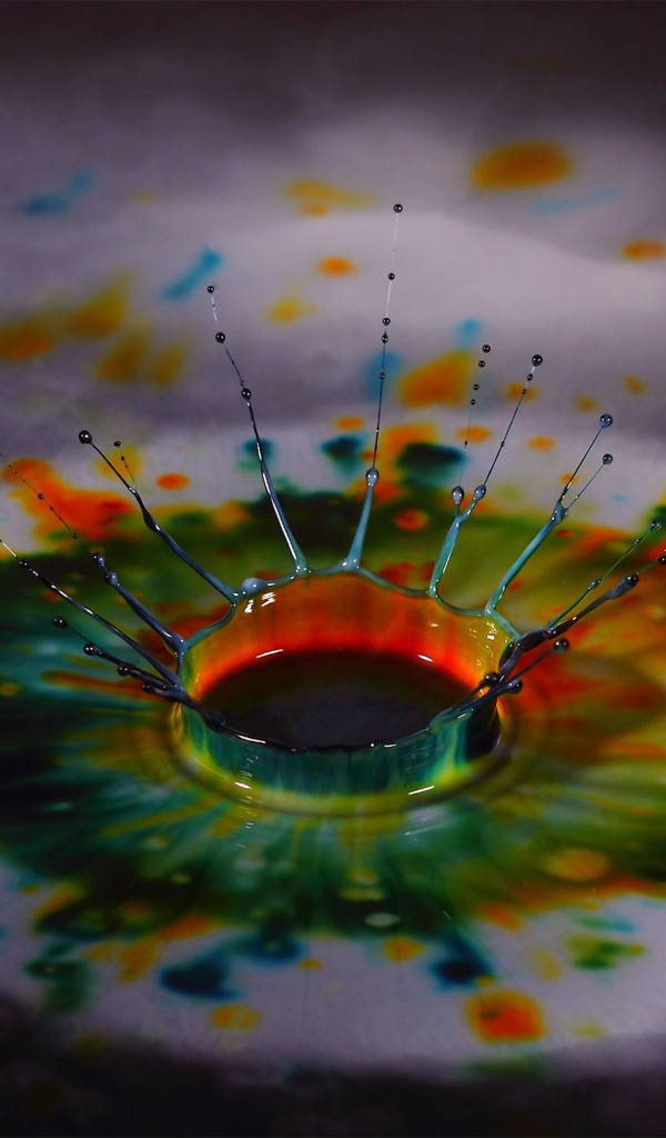 Разноцветные брызги