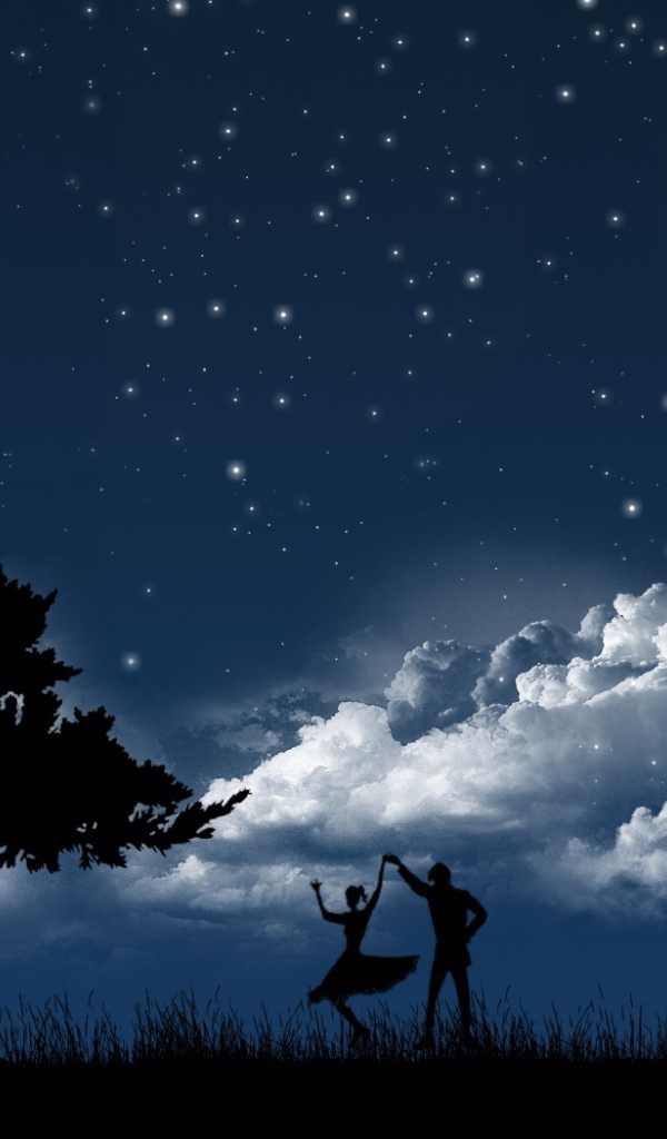 Танец под луной