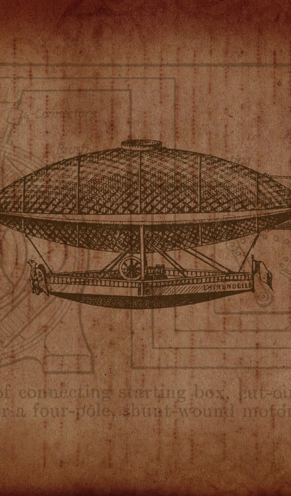 Рисунок Да Винчи стимпанк