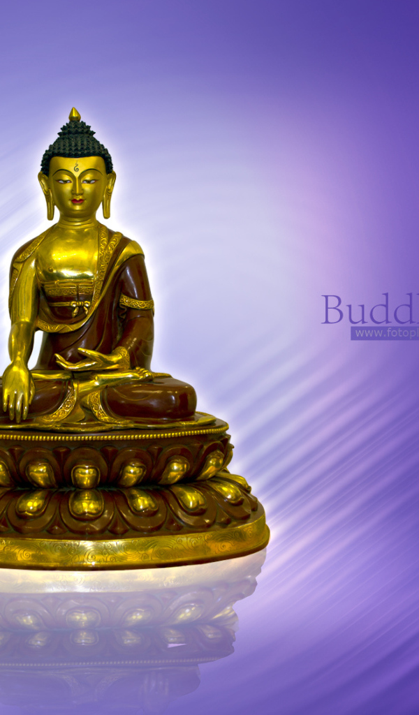 Золотая фигурка Будды