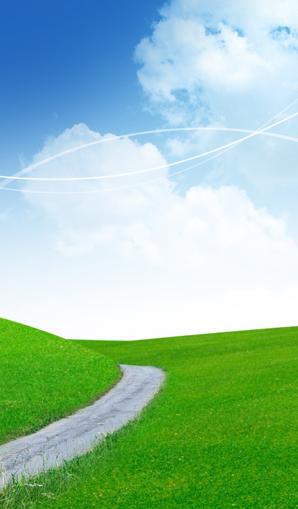 Зеленый пейзаж