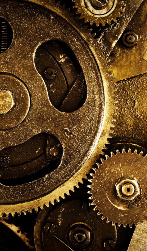 Механизм с шестеренками стимпанк