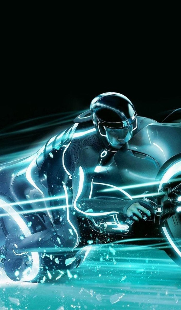 Мотоцикл из неона