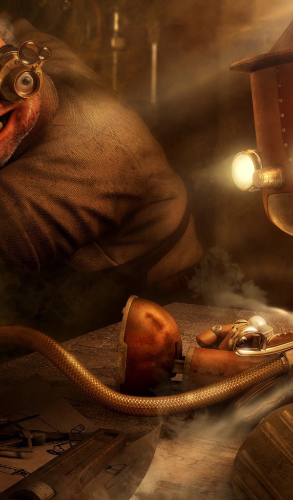 Буратино в стиле стимпанк