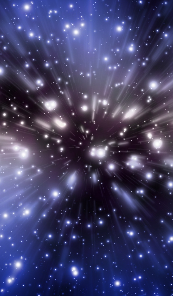 Светящиеся точки в движении