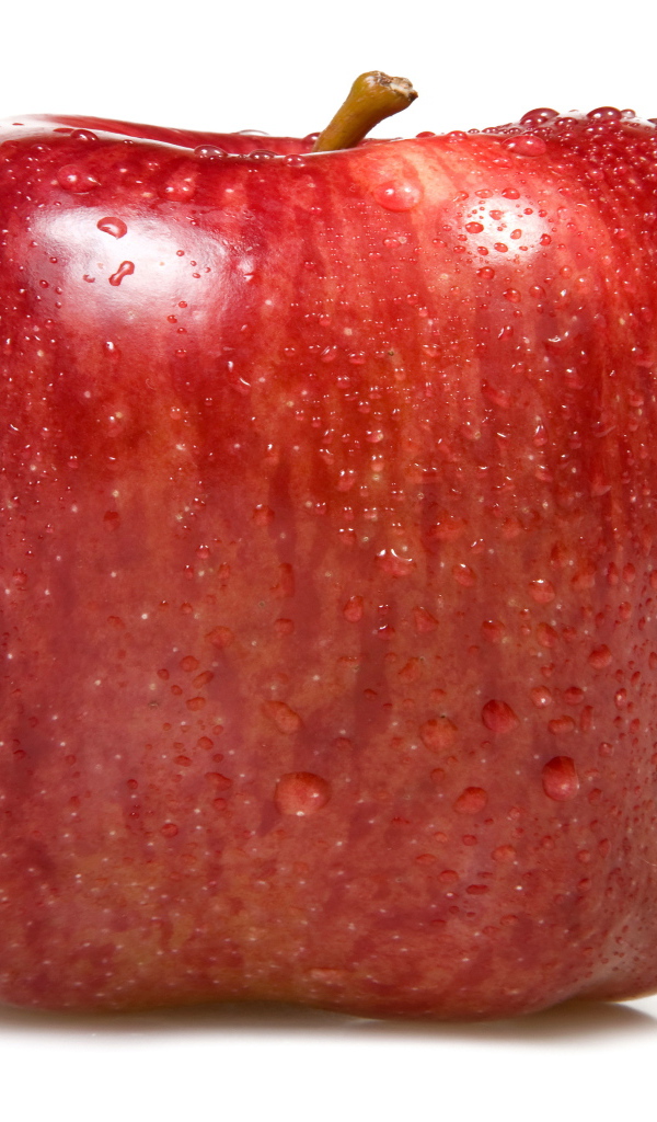Красное квадратное яблоко