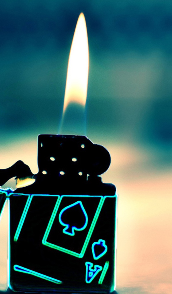 Пламя зажигалки