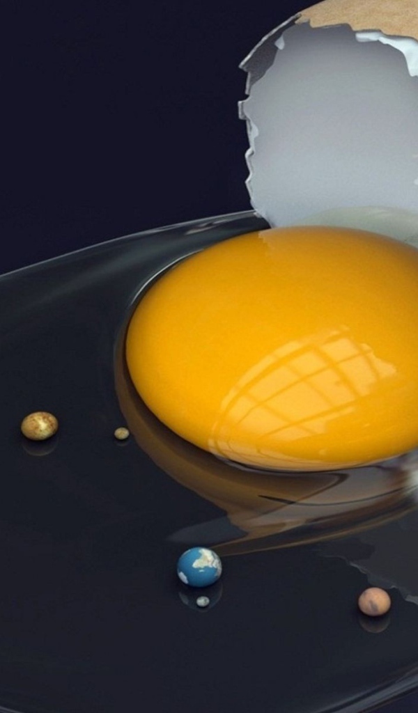 Солнечная система в яйце