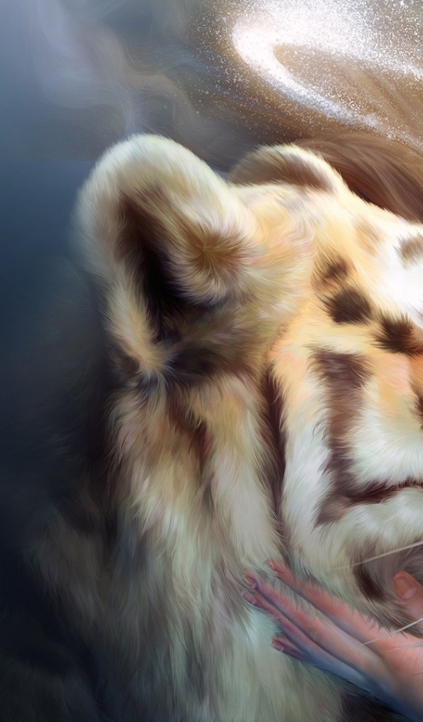 Девушка тигр