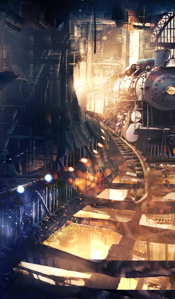 Поезд в тоннеле 