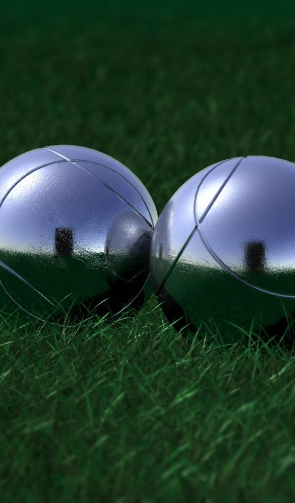 Два блестящих шара