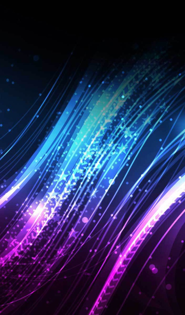 Волны неонового света