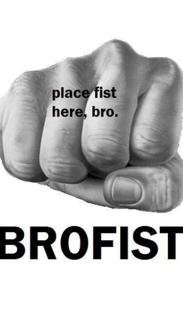 Кулак на белом фоне