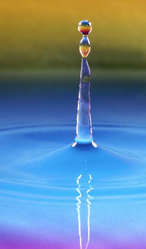 Падение капли в воду