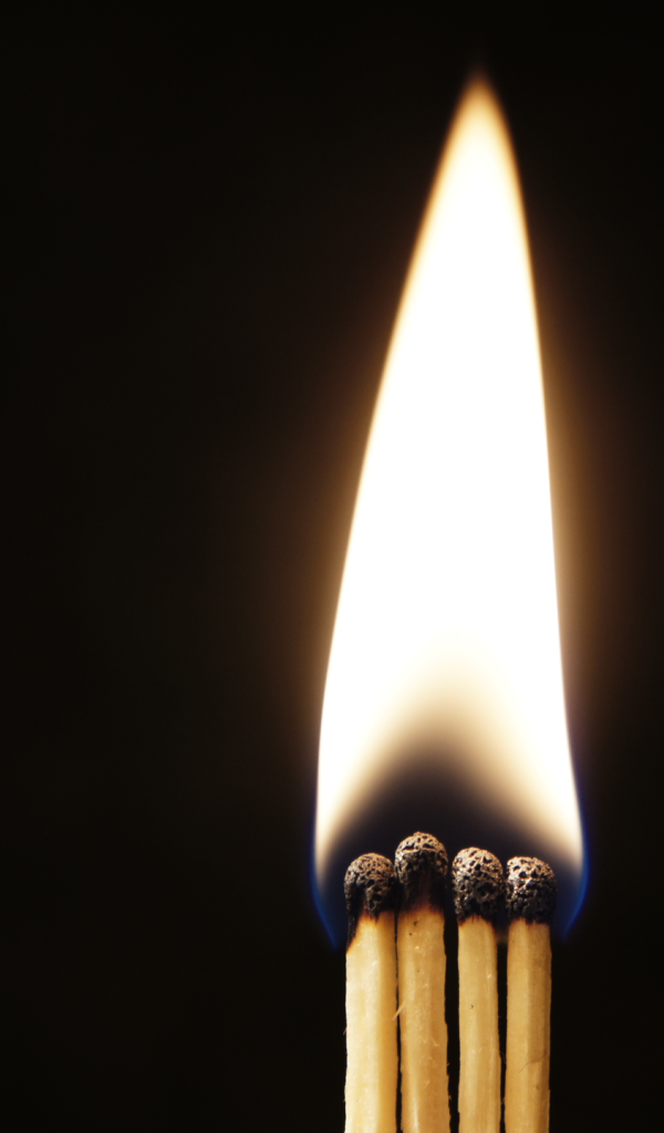 Пламя от спичек