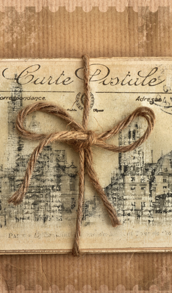 Письмо перевязанное веревкой