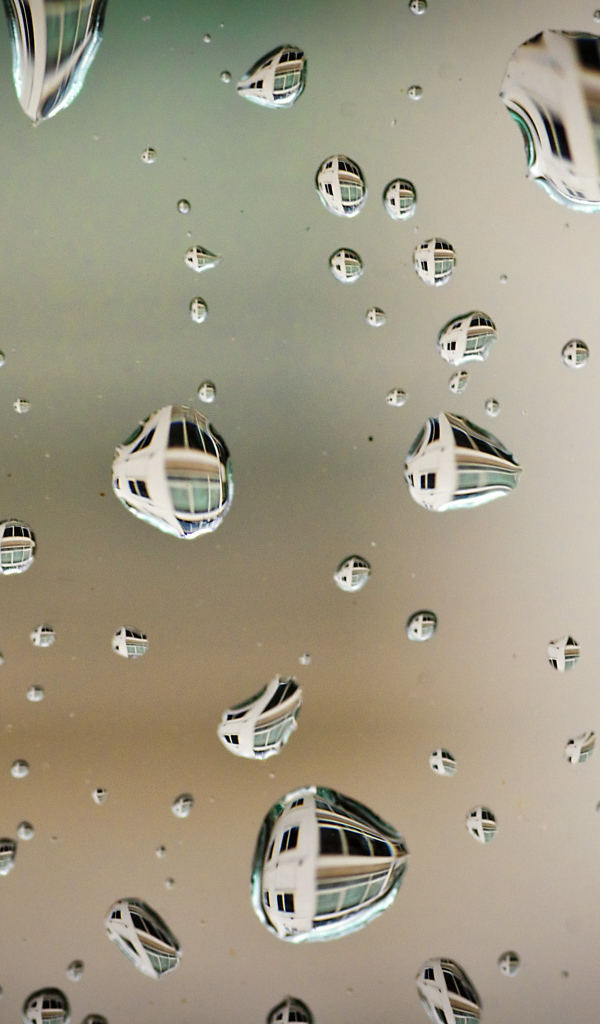 Отражение в каплях