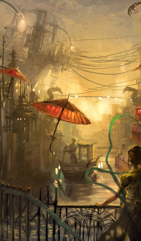 Технологии убивают город стимпанк