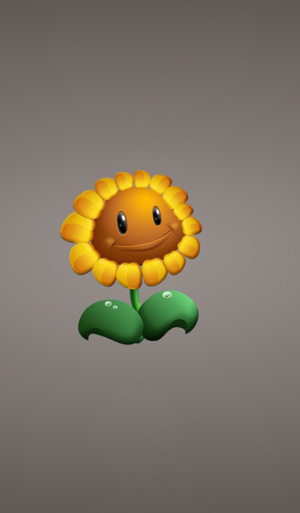 Пластиковый подсолнух