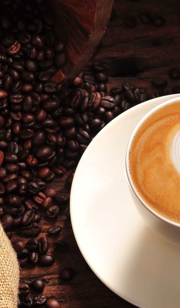 Чашка кофе с сердцем