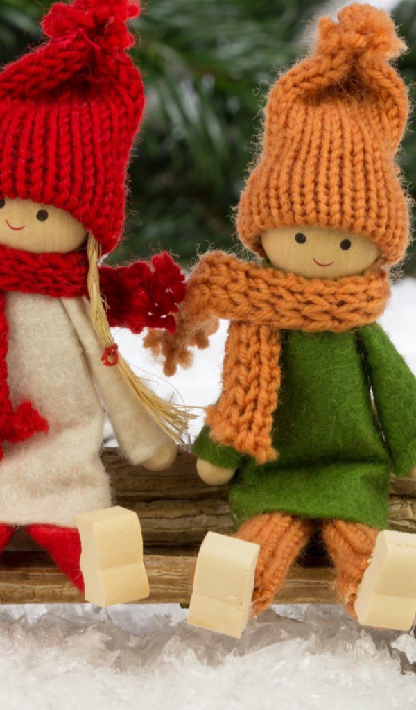 Куклы зимнего леса