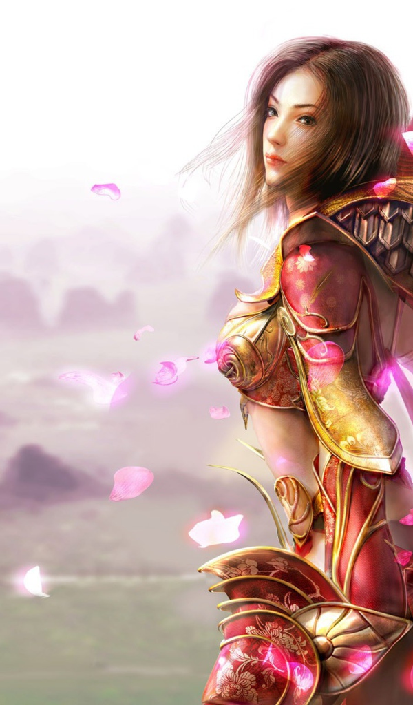 Девушка в розовых доспехах