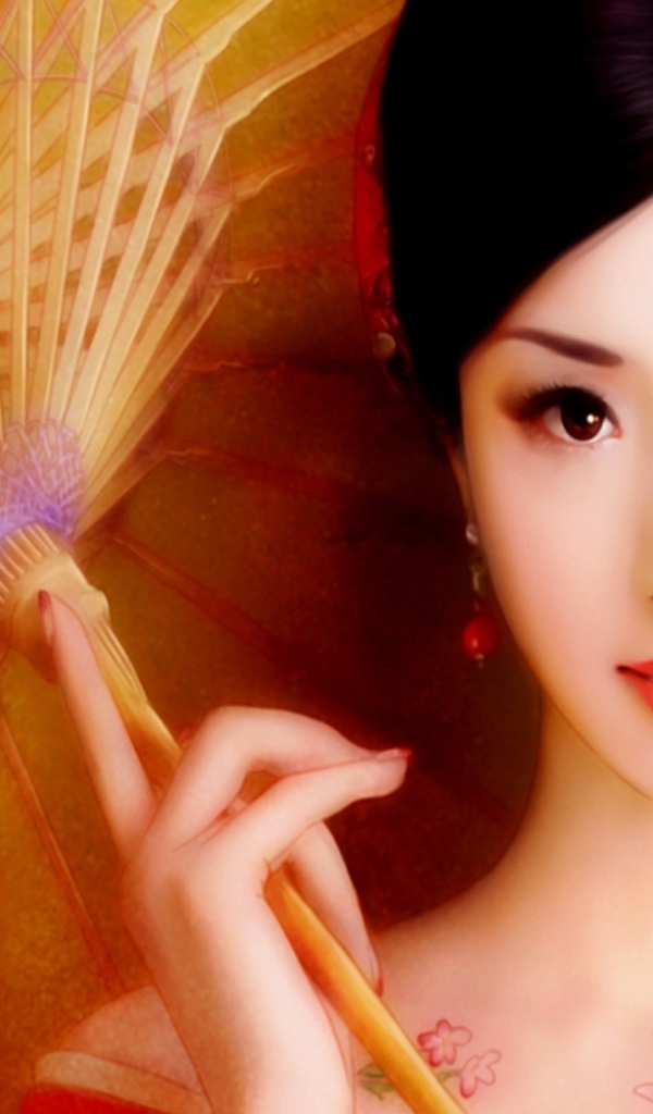 Портрет Японской девушки