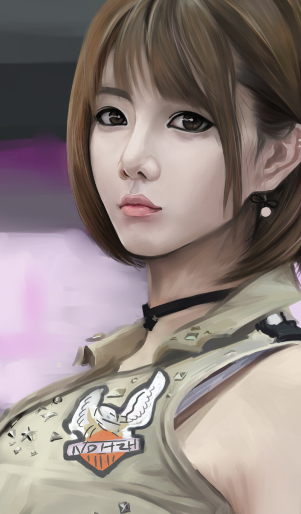 Портрет азиатки