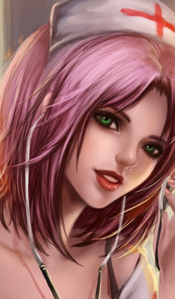 Портрет девушки доктора