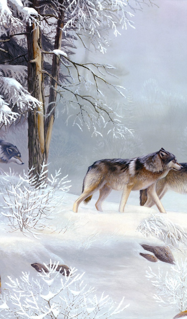 Картина утром одиночество