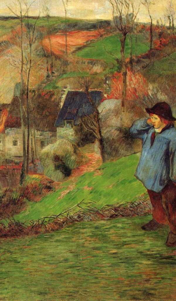 Картина Сезанна - Маленький мальчик