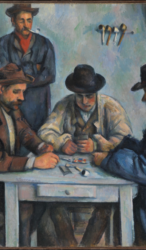 Картина Сезанна - покер