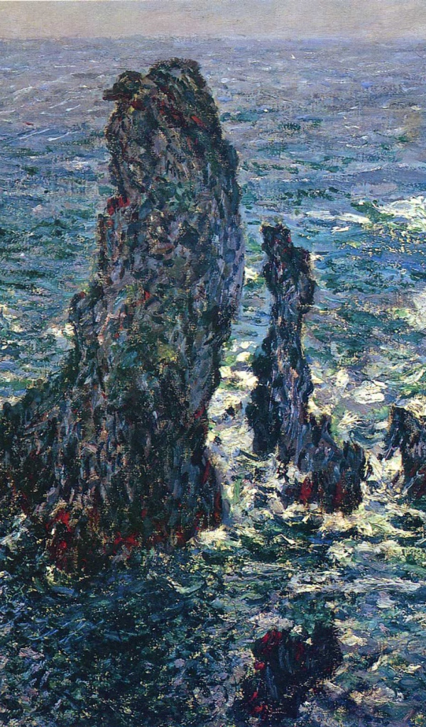 Картина Клода Моне - Скалы