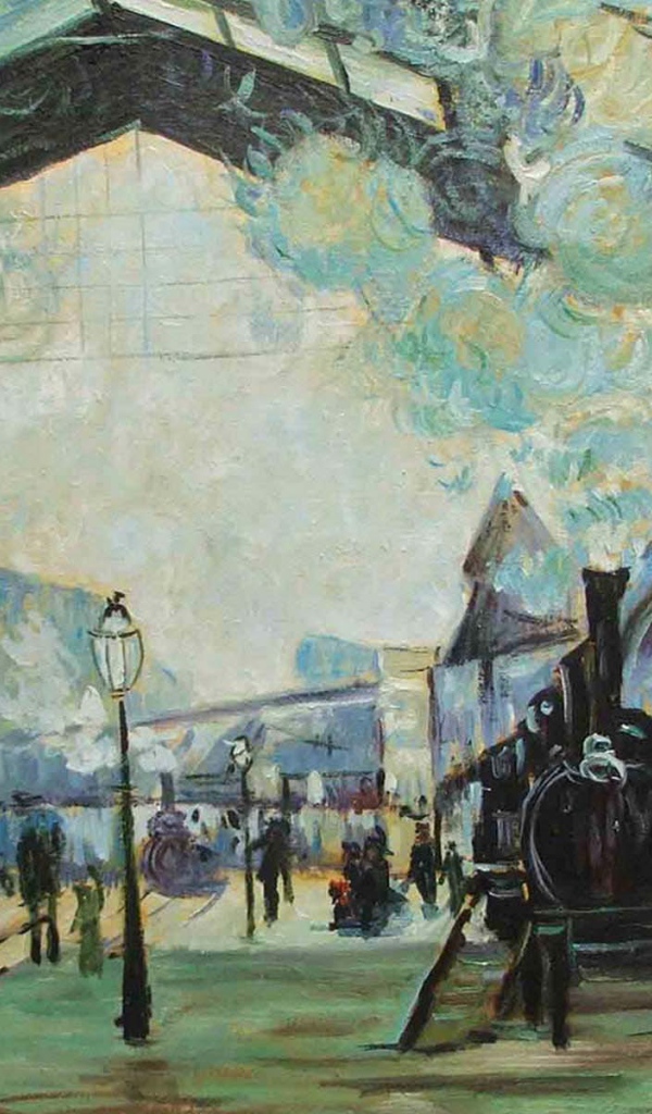 Картина Клода Моне - Вокзал