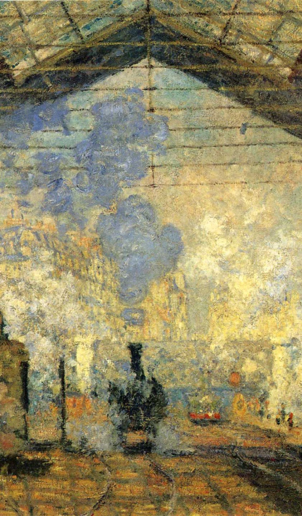 Картина Клода Моне - Железнодорожная станция