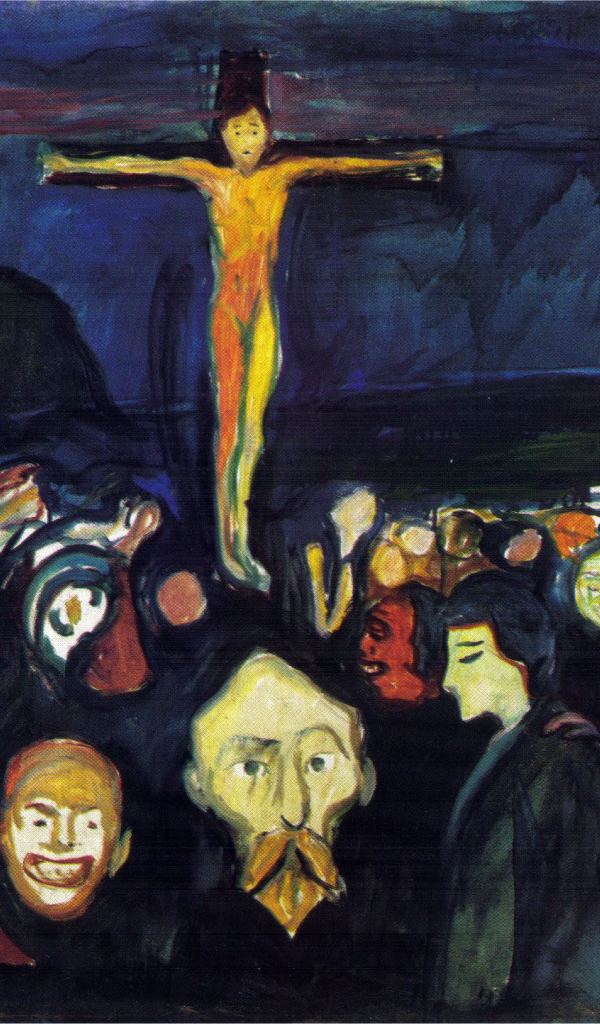 Картина Эдварда Мунка - Голгофа