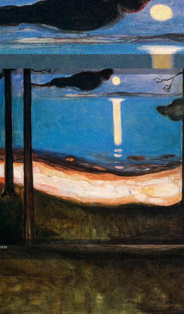 Картина Эдварда Мунка - Луна