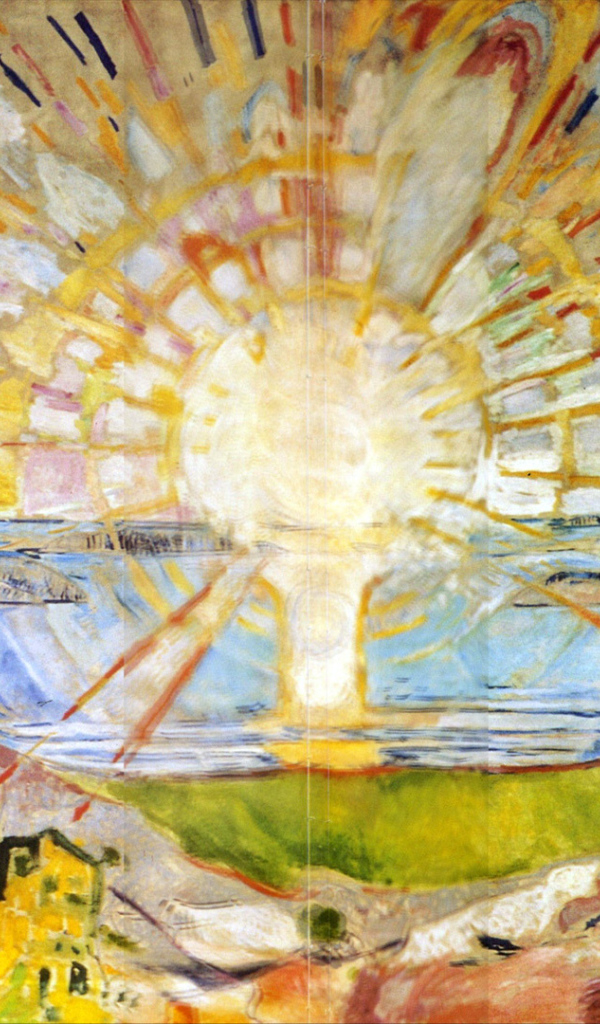 Картина Эдварда Мунка - Восход