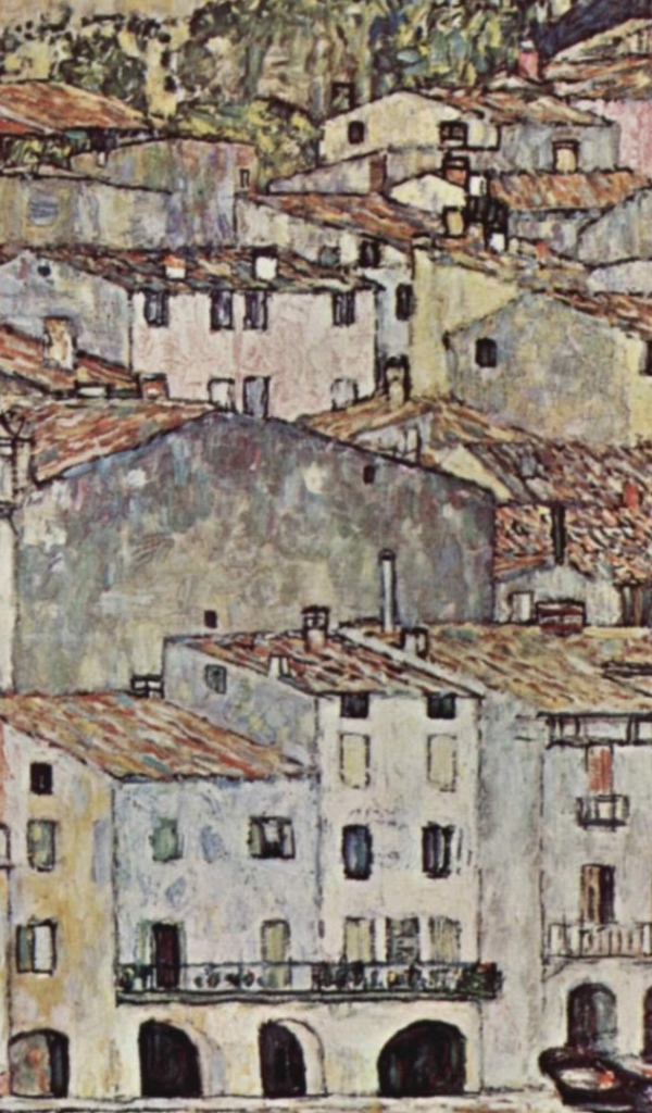 Картина Густава Климта - Город