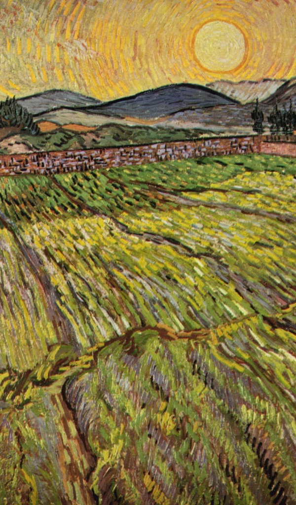 Картина Винсента Ван Гога - Поле пейзаж