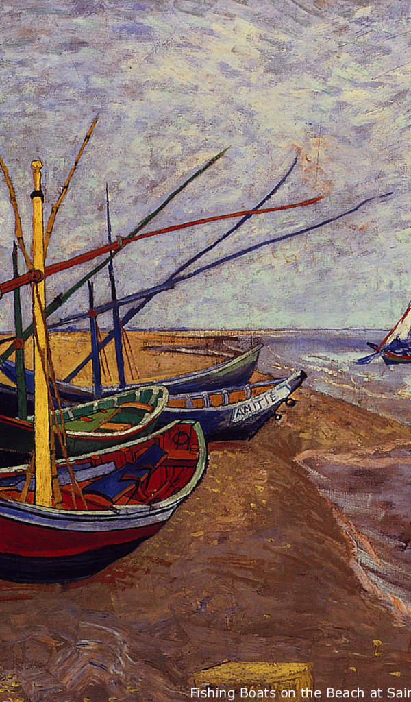 Картина Винсента Ван Гога - Много судов