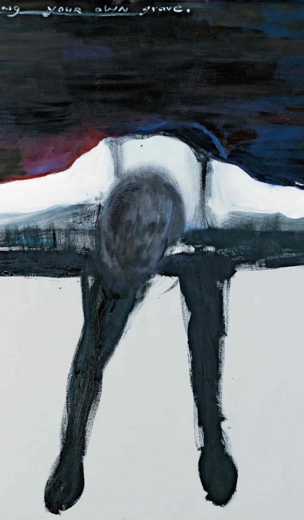 Картина Марлен Дюма - Измерение себе могилу