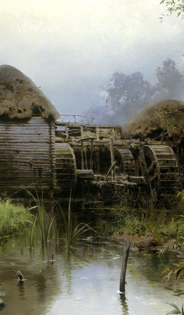 Старая водяная мельница